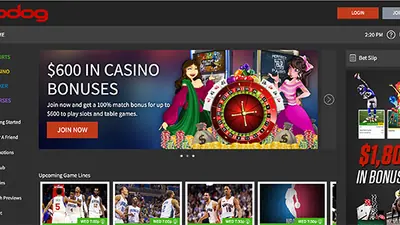 Bodog website screenshot